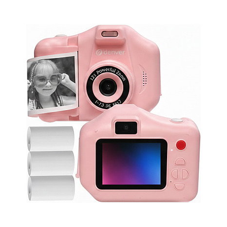 Denver KPC-1370 Cámara para niños con impresora Rosa