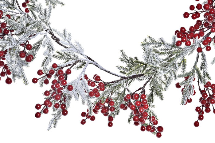 Guirnalda de Bolas LED DKD Home Decor Blanco Rojo Verde Polietileno 180 x 20 x 20 cm