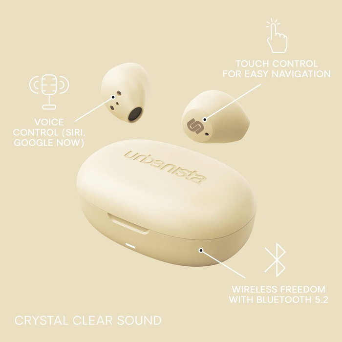 Urbanista Auriculares True Wireless Lisbon Vanilla Cream