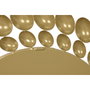 DKD Home Decor Espejo de Hierro y Cristal Dorado 70x70 cm