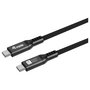 EQUIP Cable USB-C a USB-C 2m USB4 Gen 4x2 80 Gbps PD 240W, Negro - Ref. 128442