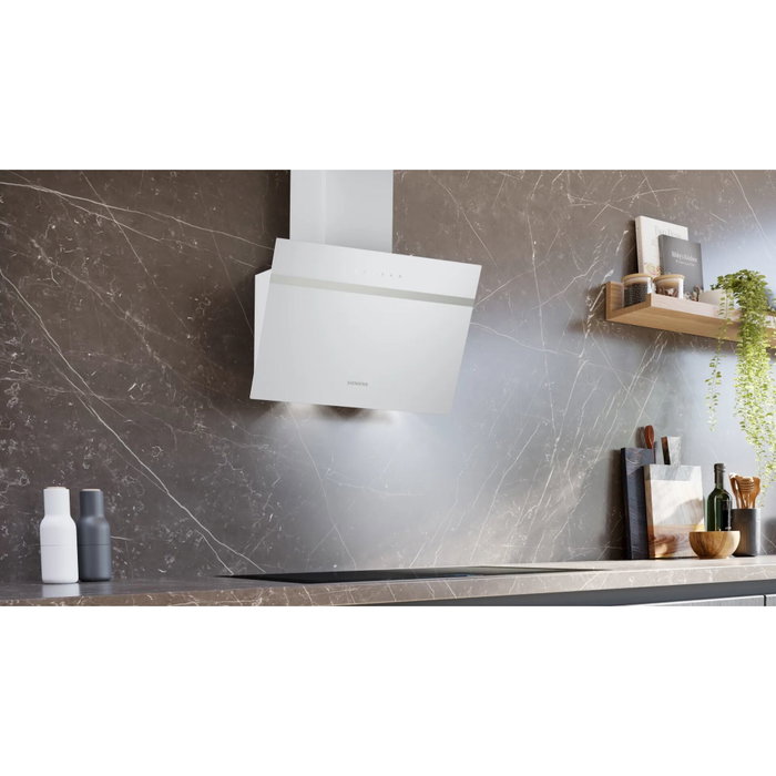 Siemens LC65KDK20 iQ100 Campana Extractora de Pared Blanca 60 cm Siemens LC65KDK20 iQ100 Campana Extractora de Pared Blanca 60 cm