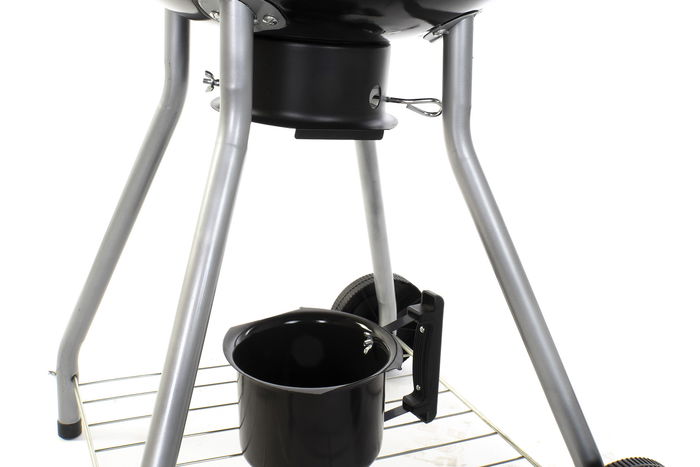 DKD Home Decor Barbacoa para Terraza y Jardín Negra 59 x 91.6 x 52.4 cm Metal y Plástico Desmontable con Termómetro