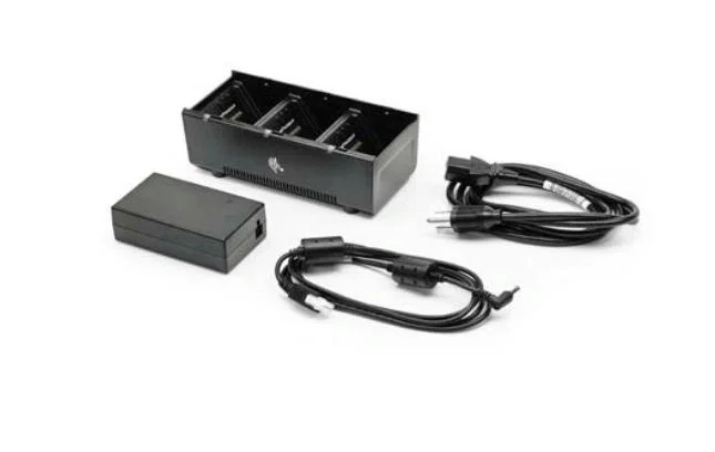 Zebra SAC-MPP-3BCHGUK1-01 Cargador de Baterías de 3 Ranuras Zebra SAC-MPP-3BCHGUK1-01 Cargador de Baterías de 3 Ranuras