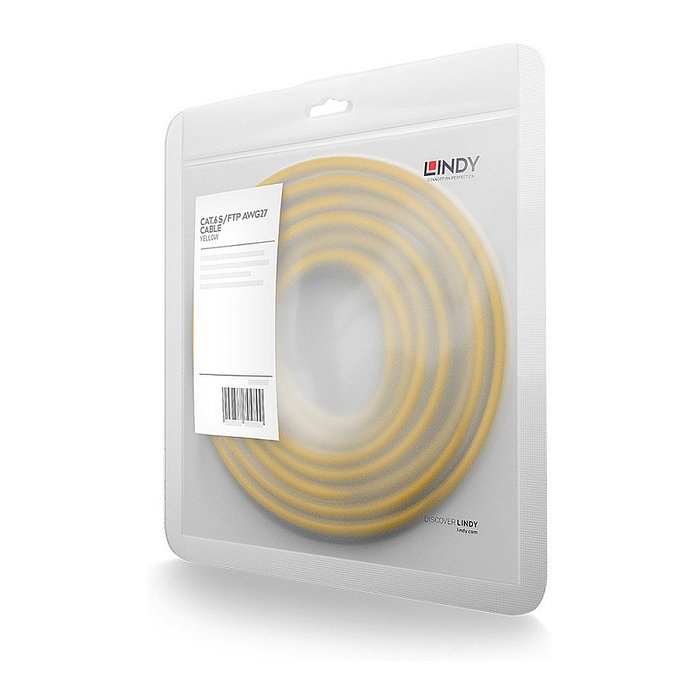 LINDY Patchkabel 47766 Cat6 S/FTP Amarillo 5.00m