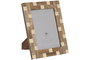DKD Home Decor Marco de Foto 13x18 Natural Blanco 1.8x23x18 cm (4 Unidades)