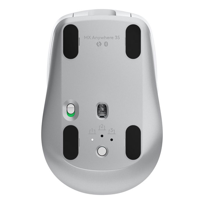 Logitech 910-006930 MX Anywhere 3S Ratón RF Wireless + Bluetooth Laser 8000 DPI Gris