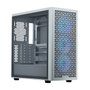 Cooler Master Elite 502 Torre Midi ATX PC Gaming Blanco con Ventana Lateral, RGB, 3 Ventiladores 120mm, Soporta Fuente ATX, Tarjeta Gráfica 36 cm