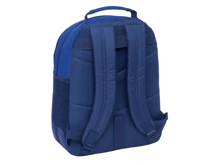 Safta Mochila escolar doble con cantoneras adaptable a carro, colección Kelme blue, dimensiones 420x150x320 mm Safta Mochila escolar doble con cantoneras adaptable a carro, colección Kelme blue, dimensiones 420x150x320 mm