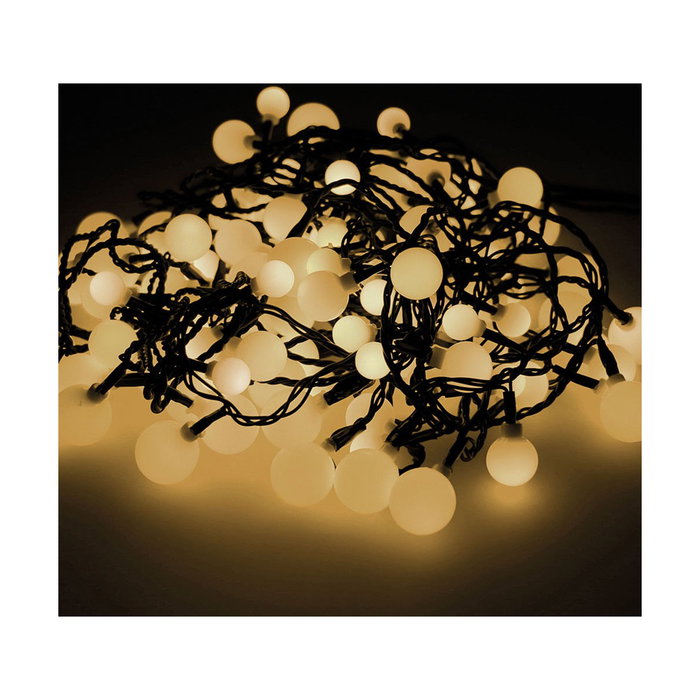 Lumineo Guirnalda Cherry 120 leds de tres medidas, luz cálida, exterior, 9 m