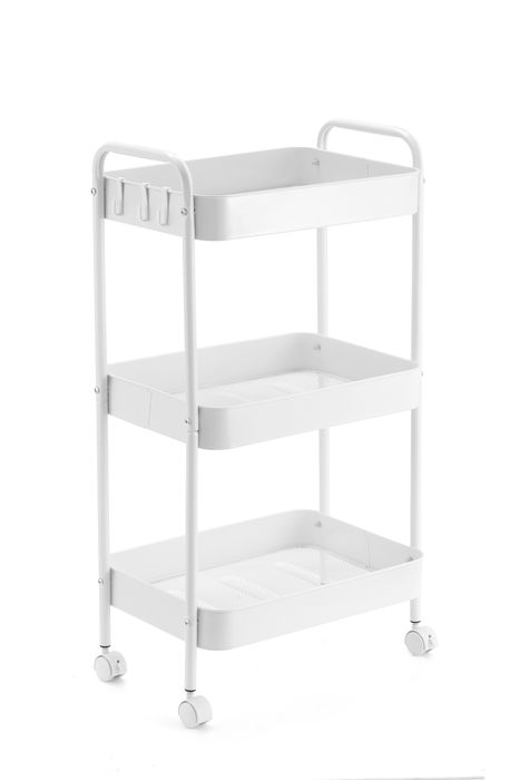 Inde Carrito Auxiliar 3 Niveles con Ruedas Conf 29.8 x 41.5 x 7.8 cm (4 Unidades)