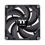 Thermaltake CT120 - Pack de 2 Ventiladores PC 120mm, 500-2000 RPM, Negro, 57.05 CFM, 25.8 dB, 4 Pines, 120x120x25 mm