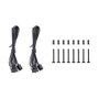 Thermaltake CT120 PC Cooling Fan 2 Pack, 120 mm, Negro