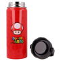 STOR Botella Termo Acero Inoxidable Super Mario Bros Nintendo 530ml - Doble Pared Frío 9h Calor 8h Antigoteo Asa