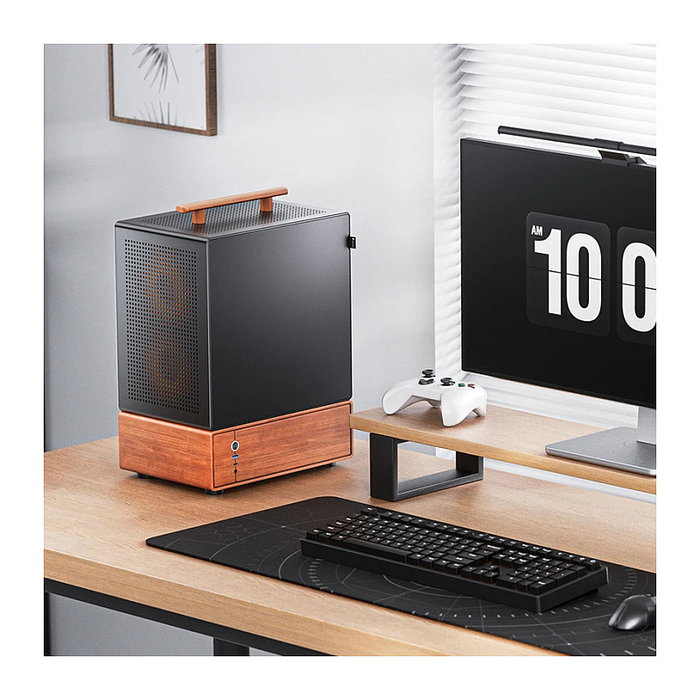 Jonsbo T7 Caja de PC Midi-Tower mATX con Vidrio Templado - negro