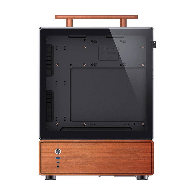 Jonsbo T7 Caja de PC Midi-Tower mATX con Vidrio Templado - negro
