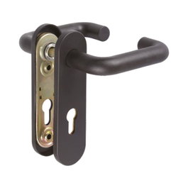 Edm Manilla Nylon Puerta Cortafuegos 172x46.5mm Cuadradillo Acero Incluido Negro