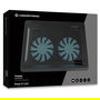 Conceptronic Base Refrigeradora para Portátil con 2 Ventiladores USB-A 2.0 para Pantallas de hasta 15.6 Pulgadas y 3 kg de Carga, Color Negro