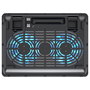 Conceptronic CNBCOOLPAD2F Base de refrigeración para portátil con 2 ventiladores, Negro
