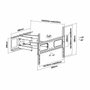 Aisens WT70TSLE-027 Soporte de Pared Giratorio e Inclinable para TV de 37-70 pulg.