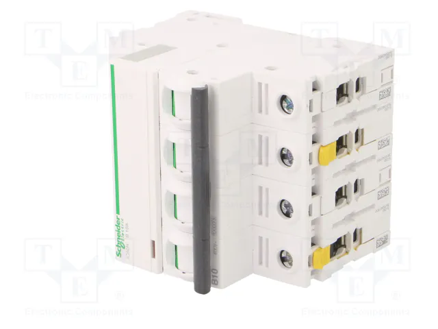 SCHNEIDER ELECTRIC iC60H Interruptor magnetotérmico 4 polos 10A Caract B
