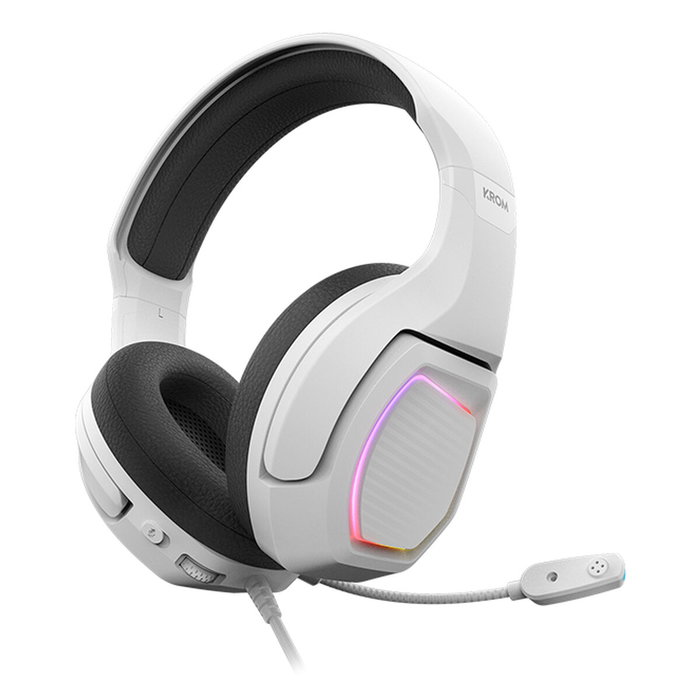 Krom Kopa 7.1 Auriculares Gaming USB Blanco Krom Kopa 7.1 Auriculares Gaming USB Blanco