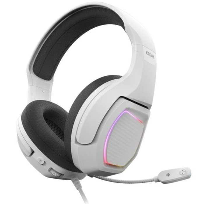 Krom Kopa 7.1 Auriculares Gaming USB Blanco Krom Kopa 7.1 Auriculares Gaming USB Blanco