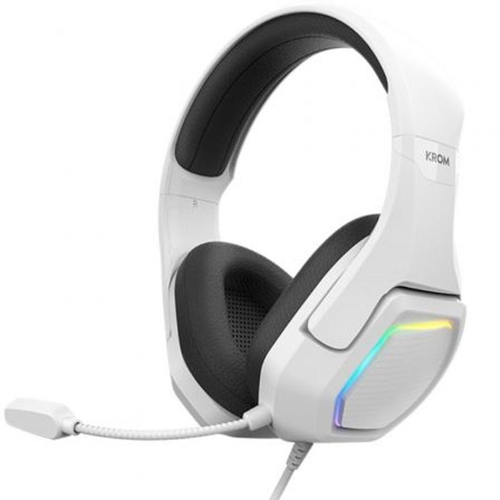 Krom Kopa 7.1 Auriculares Gaming USB Blanco Krom Kopa 7.1 Auriculares Gaming USB Blanco