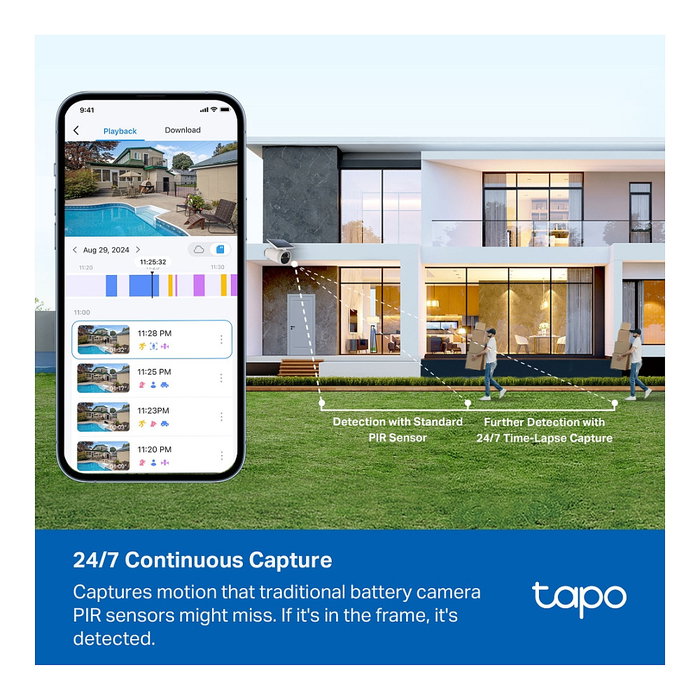 TP-Link Tapo C465 Cámara de vigilancia solar 4K con batería de 7.800 mAh