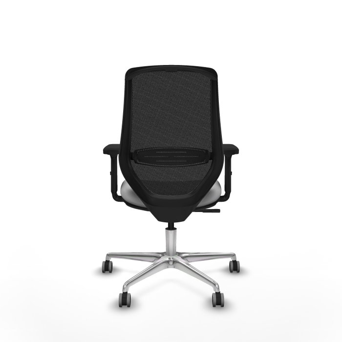PIQUERAS Y CRESPO Silla de oficina Mardos con mecanismo Sincro, Gris claro y Negro
