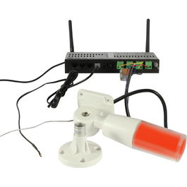 ALLNET MSR zbh. Señal/Advertencia Rot/Gelb/Grün/Buzzer ansteuerbar / FLASH-LIGHT