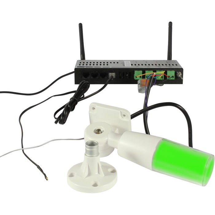 ALLNET MSR zbh. Señal/Advertencia Rot/Gelb/Grün/Buzzer ansteuerbar / FLASH-LIGHT