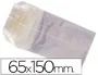 Bolsa Celofan Blanca 65x150 mm Compostable Paquete 100 Unidades Bolsa Celofan Blanca 65x150 mm Compostable Paquete 100 Unidades