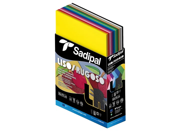 Sadipal Expositor de Cartulina Surtida 50x70 cm 400 Hojas
