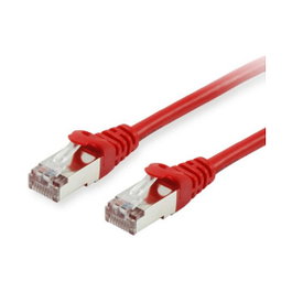 Equip Cable de red Cat6a S/FTP blindado 2xRJ45 1.50 m rot