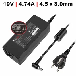 Voltistar Cargador para portátil Asus Zenbook y AsusPRO 19V 4.74A 90W 4.5x3.0mm