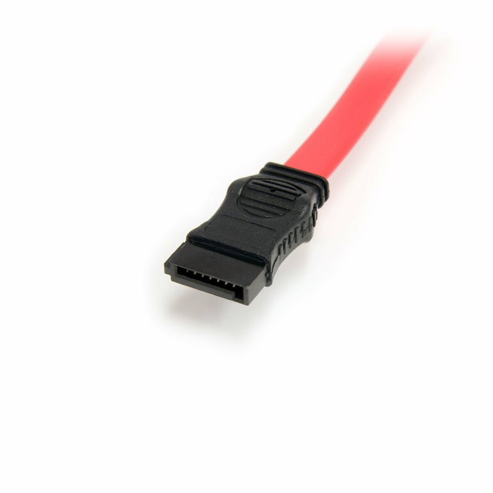 StarTech.com Adaptador SATA Slimline 13 Pines a Molex LP4 y SATA Rojo, 50,8 cm