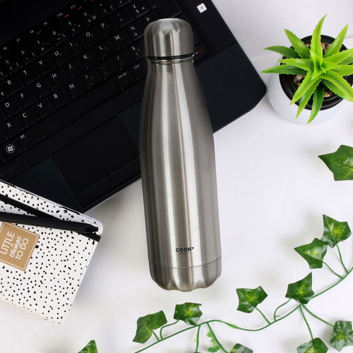Cook Concept Termo Botella 500 Ml Acero Inoxidable Doble Pared Cook Concept Termo Botella 500 Ml Acero Inoxidable Doble Pared