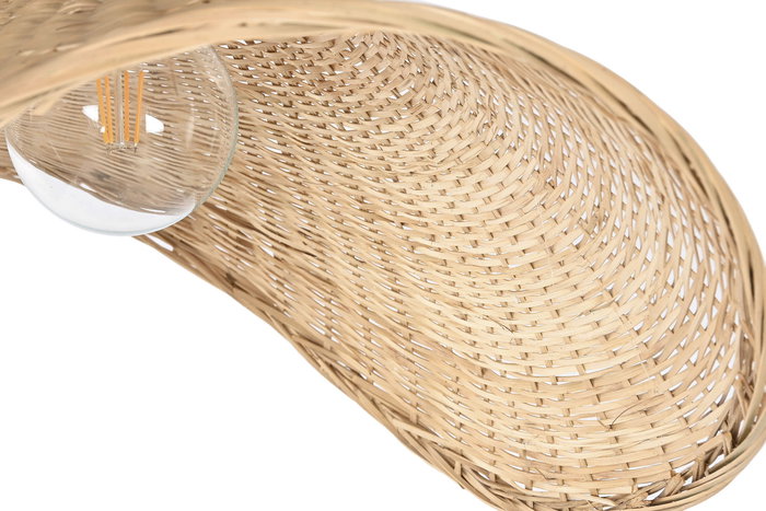 DKD Home Decor Lámpara de Techo Ratan Marron Claro 47 x 35 x 65 cm DKD Home Decor Lámpara de Techo Ratan Marron Claro 47 x 35 x 65 cm