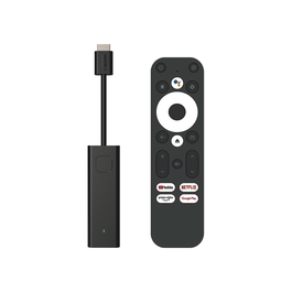 Leotec GC216 Android TV Box 4K Dongle Certificado Google y Netflix con Android 11 y Mando Bluetooth