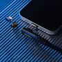 MicroConnect Cable USB-C a USB-C de 1m en ángulo Premium magnético de silicona 240W 8K 40Gbps USB4