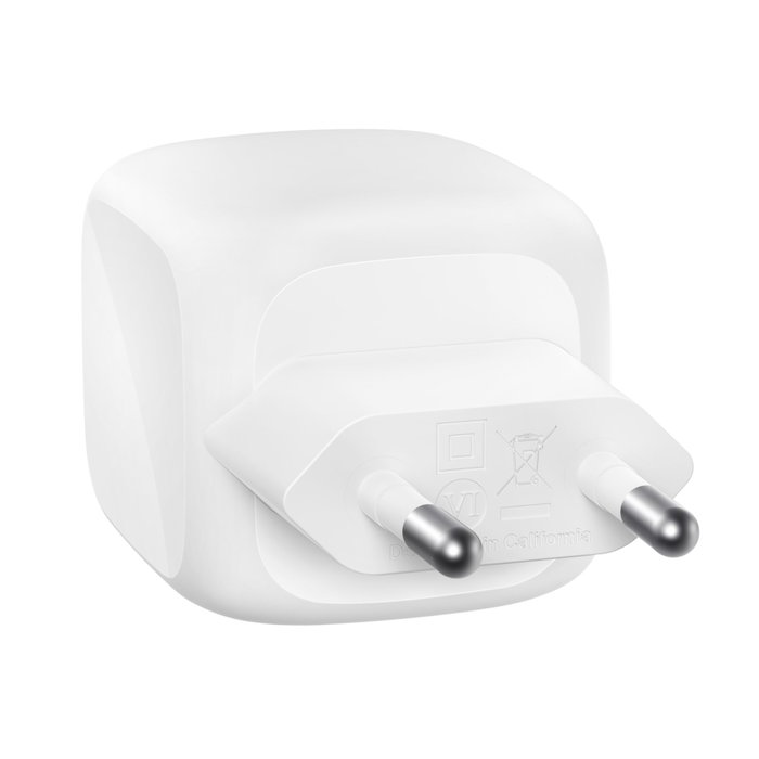 Belkin Cargador BoostCharge Pro 50W Dual USB-C Blanco WCH019kqWH