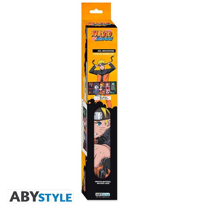 ABYstyle Alfombrilla de Ratón Gaming XXL (90x40 cm) Naruto Shippuden con Base Antideslizante y Bordes Cosidos ABYstyle Alfombrilla de Ratón Gaming XXL (90x40 cm) Naruto Shippuden con Base Antideslizante y Bordes Cosidos