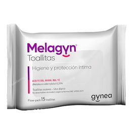 GYNEA MELAGYN Toallitas Higiene Íntima Flow Pack 15 Unidades