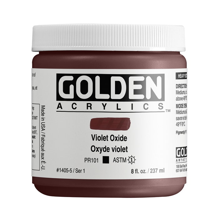 Golden Heavy Body Acrílico Oxido Violeta 237 ml Golden Heavy Body Acrílico Oxido Violeta 237 ml