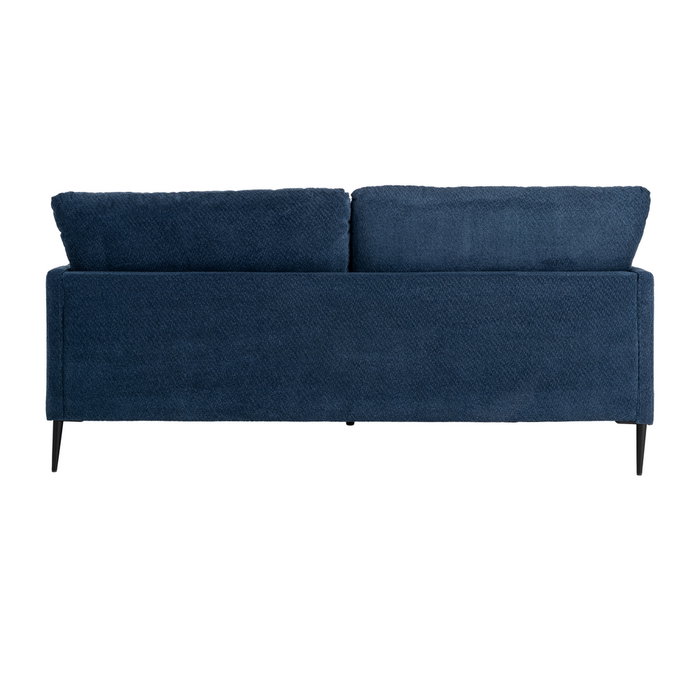 Sofá Azul Tejido Salón 191 X 80 X 88 cm