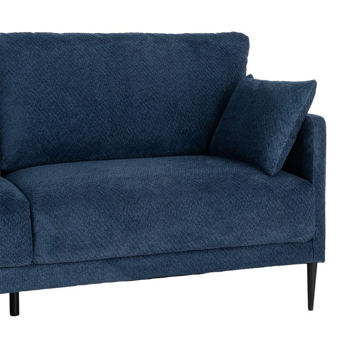 Sofá Azul Tejido Salón 191 X 80 X 88 cm