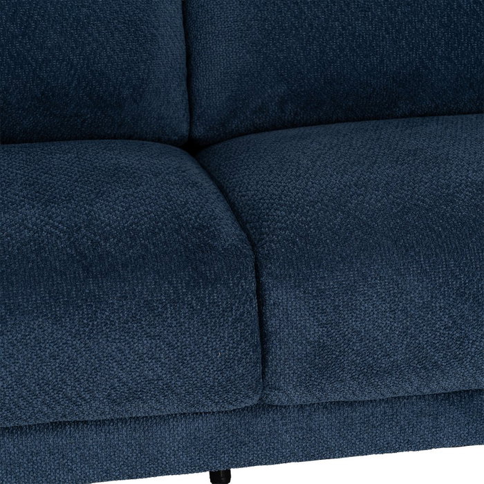 Sofá Azul Tejido Salón 191 X 80 X 88 cm