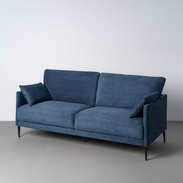 Sofá Azul Tejido Salón 191 X 80 X 88 cm