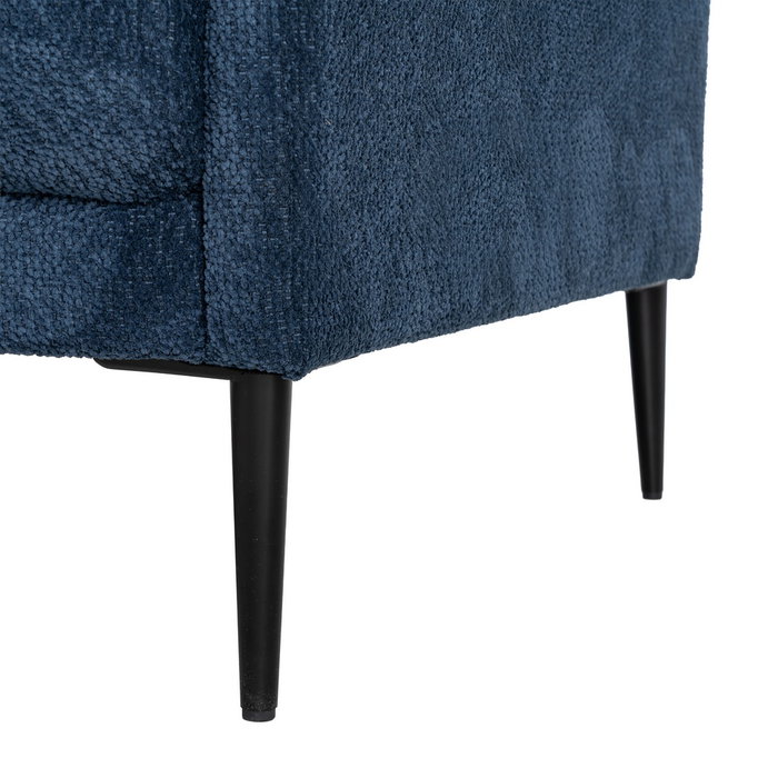 Sofá Azul Tejido Salón 191 X 80 X 88 cm